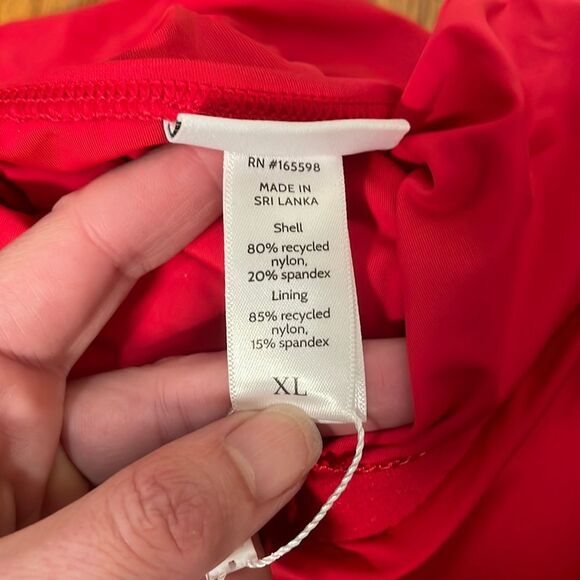 Andie The Amalfi One Piece Swimsuit Red Cherry size XL NWT - Picture 6 of 7